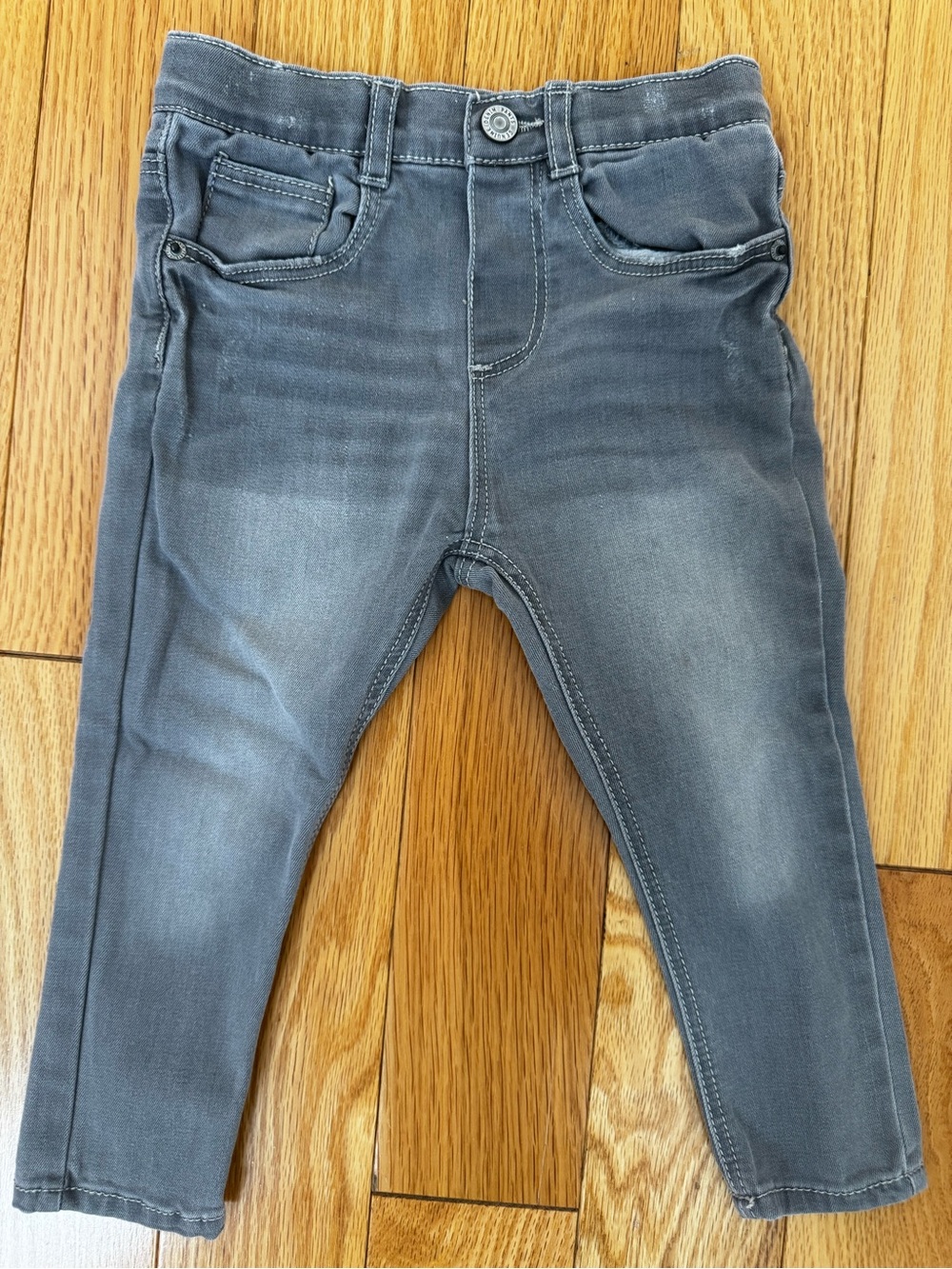 Zara Toddler Gray Pull-On Jeans